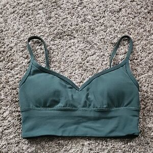 Lululemon Sz 4 FOCUSER BRA! Dark Green!!